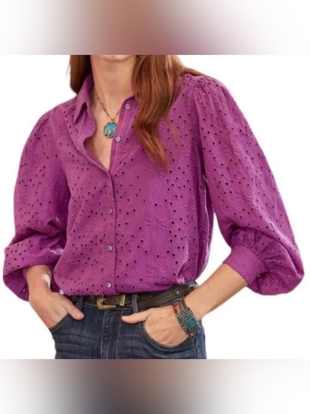 Sundance Celestine Eyelet Shirt
